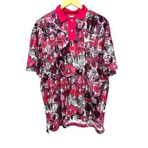 Vintage Walker Wear Polo Shirt Mens Large 90s Snoop Tupac Music Hip Hop RARE